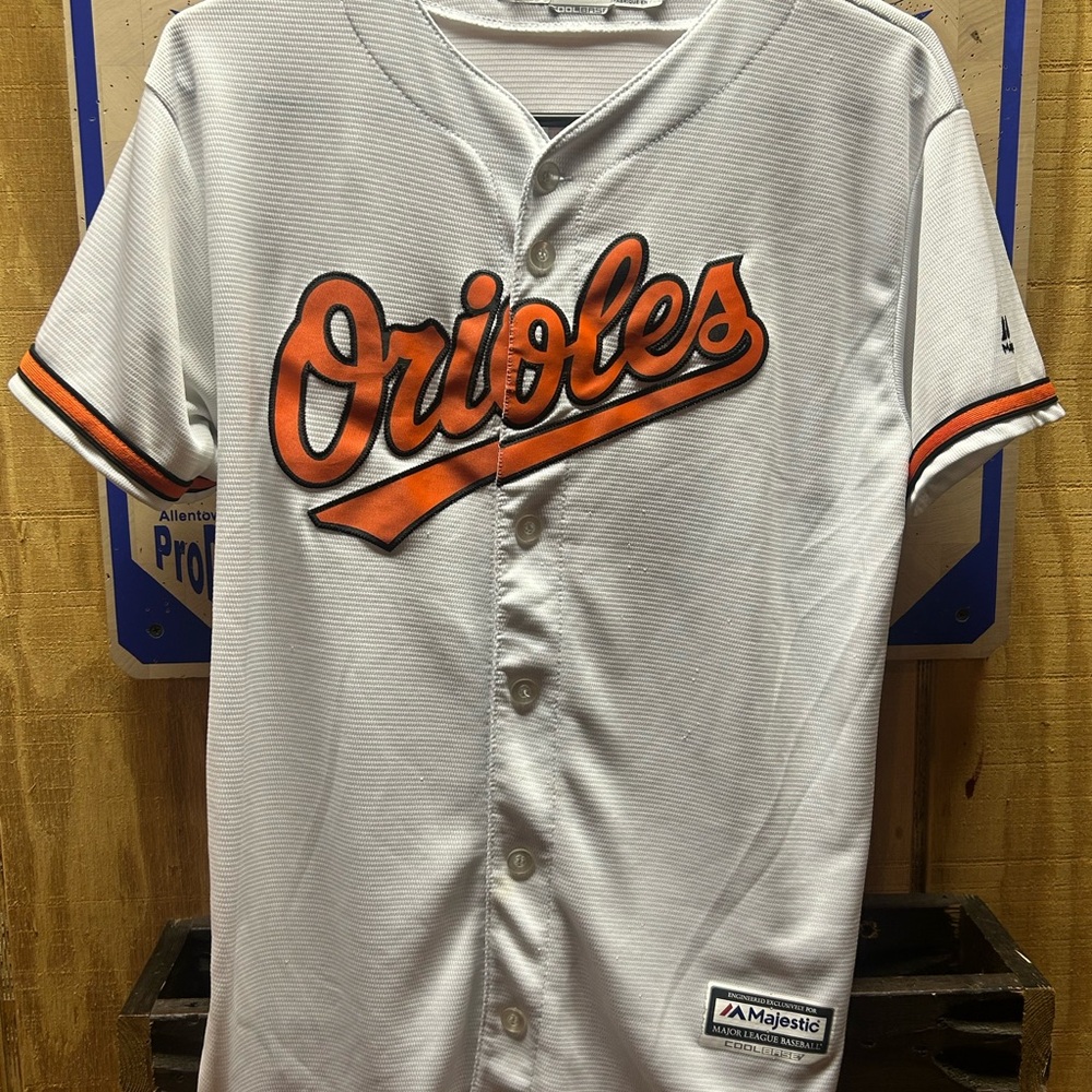 Youth Size Large Majestic Baltimore Orioles Manny Machado Jersey